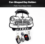 MOOH Metal Automotive Key Holder with 6 Hooks - Unique Wall Mounted Car Lovers Gifts for Men & Women - Cool Man Cave Decor - Image 2