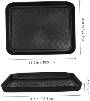 Plastic Boot Tray with Raised Edge 2 Pack for Entryway - Image 2