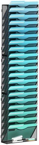 Gawerk 21-Tier Wall File Organizer Hanging Wall File Holder Wall Mount Paper Folder Organize by Gawerk