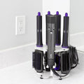 Blow Dryer Holder for Dyson Airwrap & Shark FlexStyle (White) by Truvalent