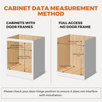 Pull Out Drawers for Cabinet Wood 15" W x 22" D Slide Out Organizer - Image 3