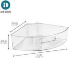 iDesign Clear Plastic 1/4 Wedge Bin, 4-Pack - Image 4