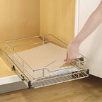 CUISINART 14" Sliding Cabinet Organizer, Chrome Finish - Image 3