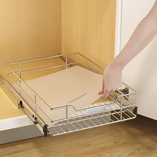 CUISINART 14" Sliding Cabinet Organizer, Chrome Finish - Image 3