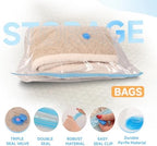 6 Pack XXL Jumbo Vacuum Storage Bags with Electric Air Pump, Space Saver Bags,Compression for Comforters and Blankets,Duvets,Pillows,Travel(47.2x35 in) - Image 5