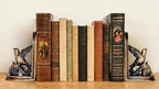 Set of 2 Vintage Resin Bird Bookends, Decorative Bookends for Shelves, Bookends for Heavy Books, Anti-Slip (Bronze Bird) - Image 6