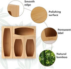 CRAKTH Plastic Bag Storage Organizer for Kitchen Drawer, Bamboo - Image 6