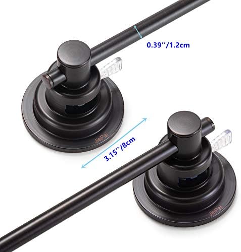 JiePai 16 Inch Suction Cup Towel Bar,Towel Racks for Bathroom,Bronze - Image 3