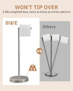 BWE Brushed Nickel Toilet Paper Holder Stand SUS304 Stainless Steel Modern - Image 4