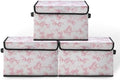 Stackable Storage Bins with Lids,Closet Organizers Fabric Box for Home and Office,Blanket Clothes Organizers,Under Bed Storage Containers 3 Pack by BestSellers