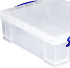Really Useful Box Stackable 8.1L Plastic Storage Container, 3 Pack - Image 4