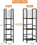 3-Tier Expandable Towel Racks for Bathroom, Narrow Towel Rack - Image 5