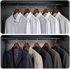 TOPIA HANGER Walnut Wooden Hangers 30 Pack, Heavy Duty Clothes Hangers - Image 5