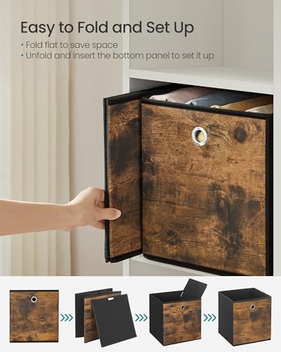 SONGMICS Storage Cubes, Set of 8, 11-Inch Foldable Closet Organizers - Image 6