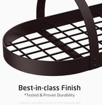 KES 34 Inch Oiled Bronze Hanging Pot Rack, Heavy Duty Oval Pot and Pan Hanging Rack Ceiling Mount, Pot Pan Hangers for Kitchen with 20 Hooks, (For 16" and 24" Joist Mount), KUR221S85-OB - Image 6