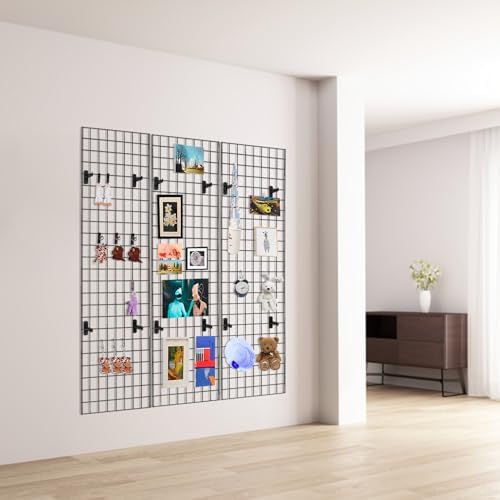 Commercial Grade Gridwall Panels – Heavy Duty Grid Panel for Any Retail Display, 2’ Width x 6’ Height, 3 Gridwall Panels Per Carton (Black Finish) - Image 6