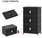 UAMFURI Stackable Storage Bins with Lids, 480QT Extra Large Storage Cabinet - Image 2