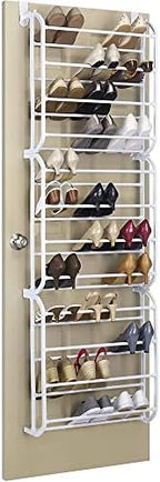 Whitmor Over The Door Shoe Rack, 36 Pair, White - Image 3