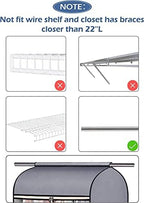 SLEEPING LAMB 60'' Hanging Garment Bags for Closet Storage Sealed Completely Jackets Coats Suits Clothes Rack Cover for Wardrobe with Clear PVC Window, 2 Packs, Grey (Hanging Rod Not Included) - Image 7