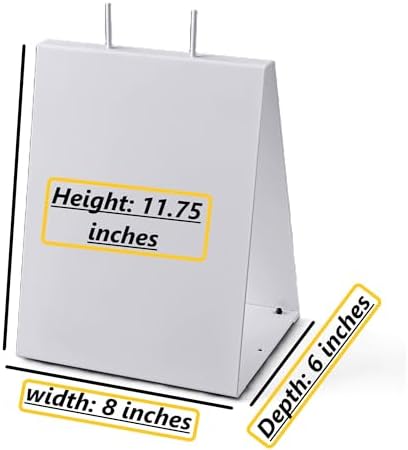 (Set of 2) Heavy Duty Deli Saddle Bag Stand, 8" x 11 3/4", Non-Marking Feet Deli Bag Dispenser, Sturdy Stand Holds Any Size Deli Saddle Bags, Grocery Bag Holder (2) - Image 2