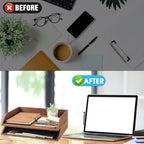 Beeveer 2 Pcs Dark Wood Letter Tray Wooden Desk Paper Organizer 2 Tier Stackable Load Documents Desktop Tray Drawer File Folder Magazine Office Accessories for Home Office Back to School - Image 5
