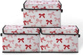 Stackable Storage Bins with Lids,Closet Organizers Fabric Box for Home and Office,Blanket Clothes Organizers,Under Bed Storage Containers 3 Pack by BestSellers