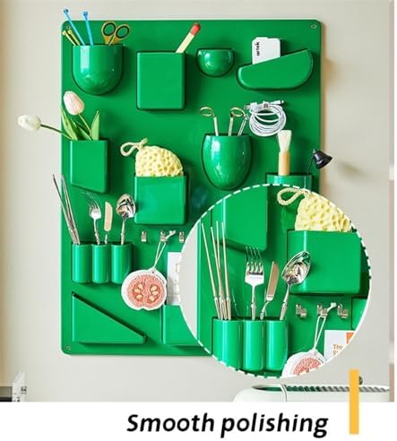 Cute Small Item Wall Storage, Desktop Multi-Grid Storage Board, Creative Wall Decoration, Space-Saving Solution, Suitable for Bedroom, Living Room, Entrance - Image 5