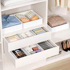 DIMJ Drawer Organizer Clothes- 30 Pack Baby Dresser Organizer for Nursery, Small Fabric Closet Drawer Organizer Bins for Underwears Socks, Foldable Storage Dividers Organization for Bedroom - Image 4