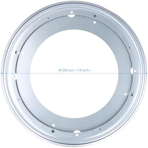 4 PCS 14 Inch Lazy Susan Rotating Hardware, Round Lazy Susan Hardware, 360 Degree Turntable Bearing Plate for Table, Serving Tray - Image 2
