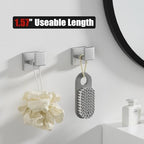 10-Pieces Brushed Nickel Bathroom Accessories Set 23.6 Inch Towel Bar Set. - Image 6