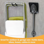 6 Pack 12" Wave Garage Hooks - Image 6
