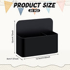 Colarr 20 Pack Magnetic Dry Erase Marker Holder Bulk, Black - Image 2