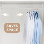 Plastic Hangers Grey Clothes Hanger 30 Pack - Image 4