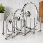 Ikea Variera Pot Lid Organizer, Stainless Steel, Set of 2 - Image 2