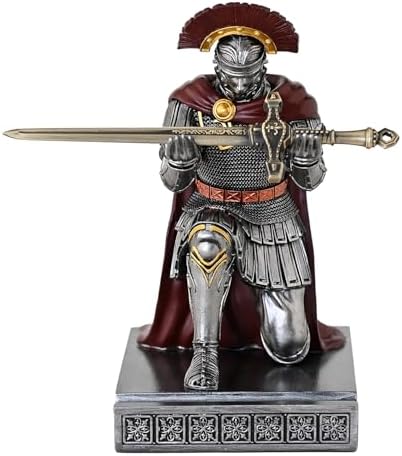 Centurion Cloak Warrior Pen Holder Phone Stand for Desktop Iron - Image 5