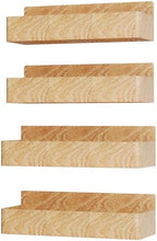 Mystozer Magnetic Spice Rack for Refrigerator Woodgrain, 4 Pack - Image 5