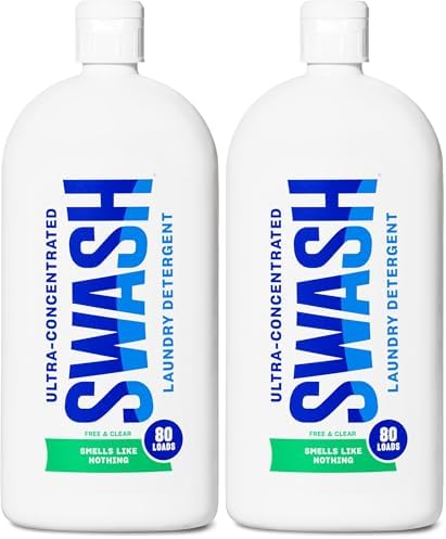 Swash® Smells Like Nothing HE Ultra-Concentrated Liquid Laundry Detergent,(Pack of 2) by Swash