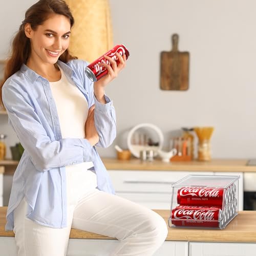 Sorbus Soda Can Organizer, Standard, Slim Cans & Water Bottles (3 Sizes) - Image 6