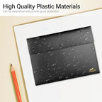 Plastic Envelopes Folders 12mil Heavy Duty, for A4 Letter Size Paper, with Snap Closure Pack, Paperwork Plastic Wallets Document Organizer (25 Pack - Black, Horizontal) - Image 7