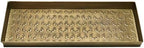 HF by LT Antlers Pattern Metal Boot Tray, 30 x 13 inches, Antique Brass Finish - Image 2