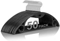 Plastic Hangers Black Clothes Hanger 50 Pack by TARANCH