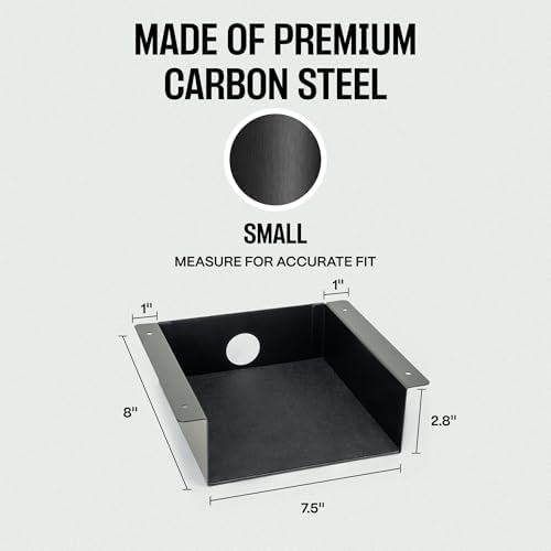 COREMINDED Under Desk Storage Shelf - Carbon Steel Under Desk Tray with Cable Management, Mountable Add-On Shelf for Table & Office Desks (7.5" x 8" x 2.8") - Image 2