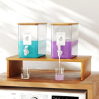 RoleDes Laundry Detergent Dispenser Set, Liquid Laundry Soap Dispensers for Detergent and Fabric Softener, 2 x 101 oz Refillable Containers with Stand for Laundry Room Organization - Image 5