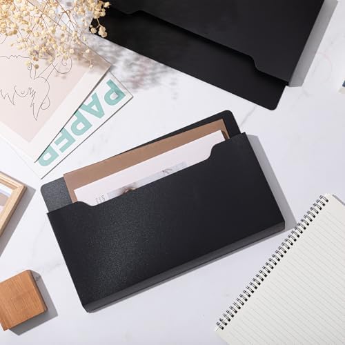 Fuutreo Magnetic Wall File Holder,6pcs,Black,Horizontal-large - Image 4