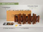 Wall Coat Rack - Wall Mounted Coats Rack - Coat Hanger Wall Mount Coat Racks - entryway Hooks Rack - Coat Rack Wall Key Holder - Wooden Coat Rack Walls Mount - Key Hooks for Walls Key Holder - Image 5