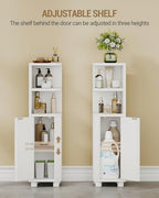 Hzuaneri Corner Cabinet, Small Bathroom Corner Cabinet with Doors - Image 6