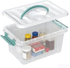 Zopnny 7-Quart Storage Bins with Lids, Stackable Plastic Totes, 6-Pack - Image 4