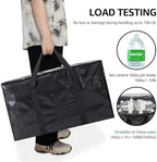 Moving Bags Heavy Duty Extra Large, Moving Boxes, Moving Supplies Essentials, Blue Storage Bins with Lids, Plastic Packing Totes, Storage Bags for Clothes with Handles & Zippers(Black, 8 Pack) - Image 6