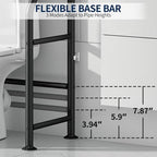 Livilord 3-Tier Over Toilet Storage Rack, Anti-Wobble, Black - Image 4