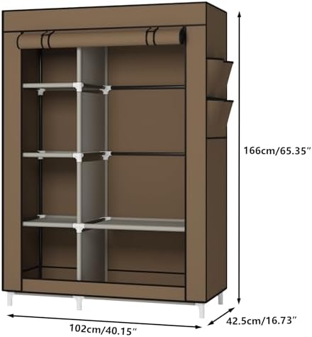 Calmootey Portable Closet Organizer, Space-Saving Storage System for Home - Image 3